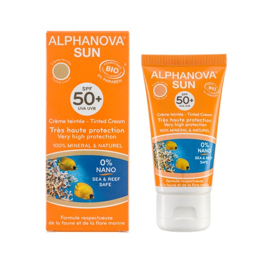 Alphanova Sun Crema Solar Color Medio Spf50+ Hipoalergénico 50g ALPHANOVA SUN,
