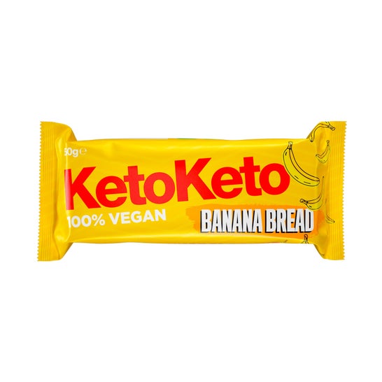 Keto Keto Barra de Pão de Banana Vegan 50g