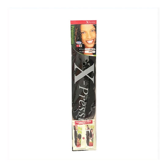 X-Pression Extensiones de Cabello 1B Pur 208cm