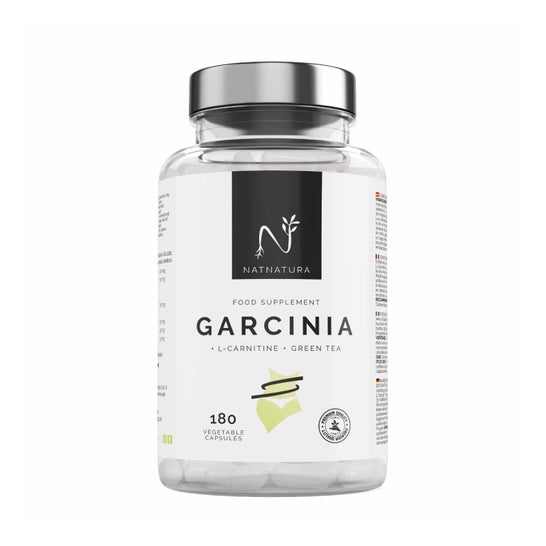 Natnatura Garcinia Cambogia + L-carnitina + Chá Verde. 180 Tampões