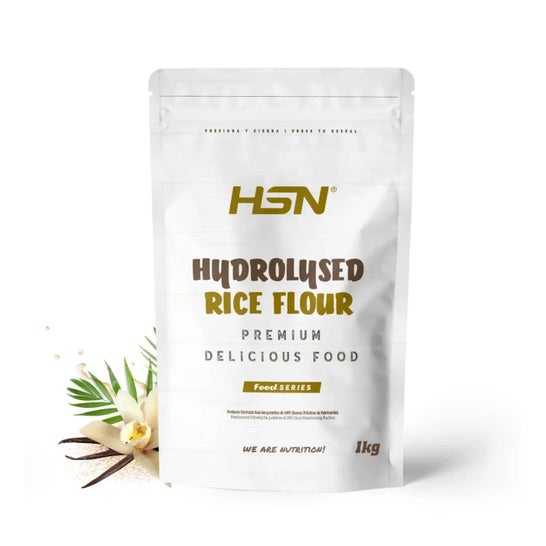 HSN Harina de Arroz Hidrolizada Vainilla Caribeña 1kg