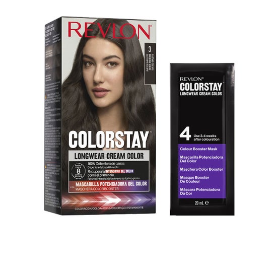 Revlon Colorstay Longwear Cream Color 3 Marrom Escuro 4 Unidades