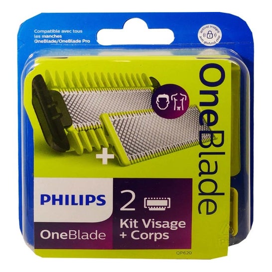 Kit de lâminas Philips Oneblade QP620/50 2pcs