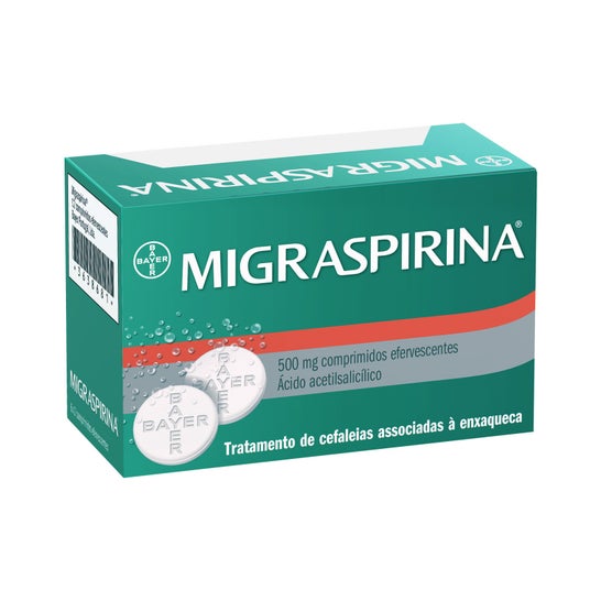 Bayer Migraspirina Ácido Acetilsalicílico 500mg 12comp