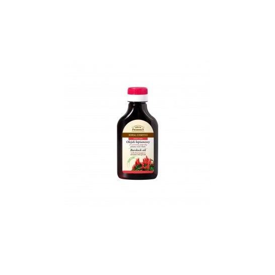 Green Pharmacy Burdock óleo de cabelo Burdock com pimenta vermelha 100ml