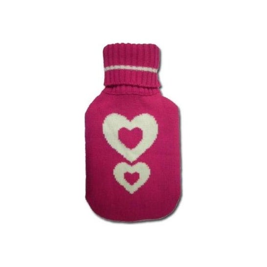 HasseMed Bolsa Agua Caliente Forrada Corazones Bs1972 2l