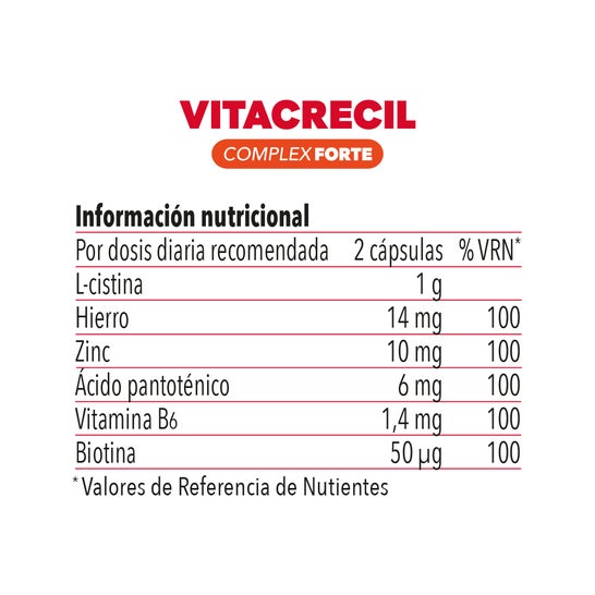 Complexo Vitacrecil Forte 60cáps