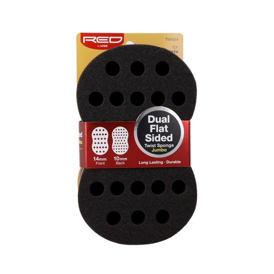Red By Kiss Twist Dual Flat Sided Sponge 1 Unidade