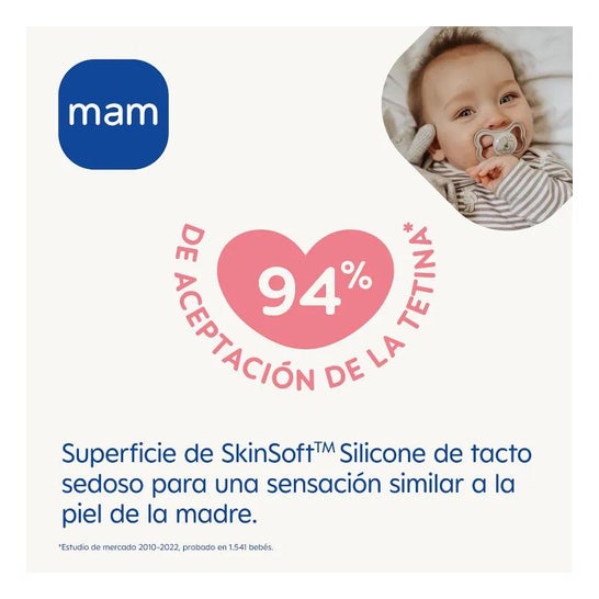 MAM Sil Air Night Sil Soother +16 Meses Neutro MAM Sil Air Night Sil Soother +16 Meses Neutro
