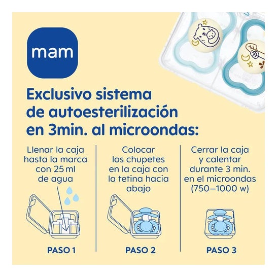 MAM Sil Air Night Sil Soother +16 Meses Neutro MAM Sil Air Night Sil Soother +16 Meses Neutro