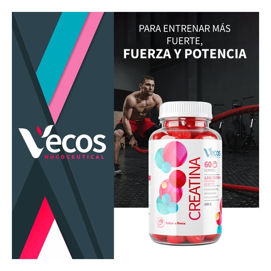 Vecos Nucoceutical Creatina 60 Gummies