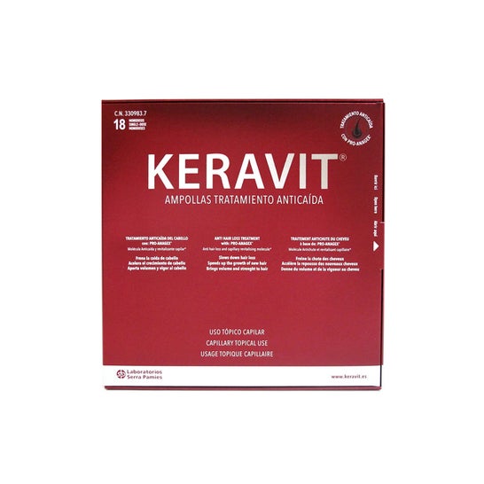 Keravit™ tratamento antiqueda 18amp