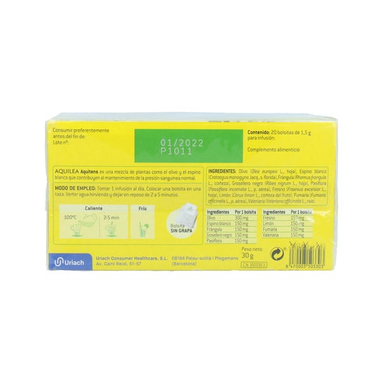 Aquilea Infusions Aquitens 20uds