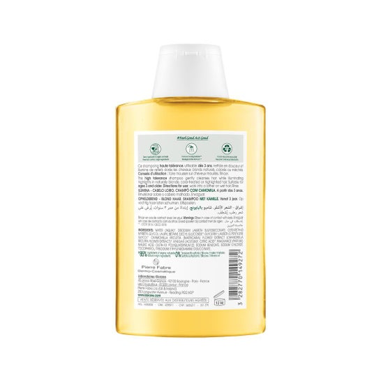 Shampoo Klorane golden reflextions com camomila 200ml