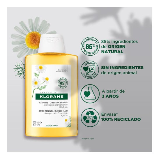 Shampoo Klorane golden reflextions com camomila 200ml
