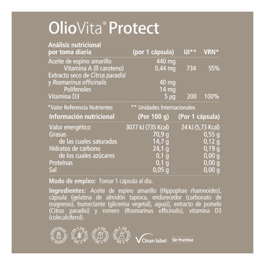 Vitae Oliovita Protect 15caps