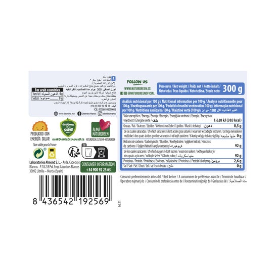 Açúcar de coco NaturGreen Bio 300g