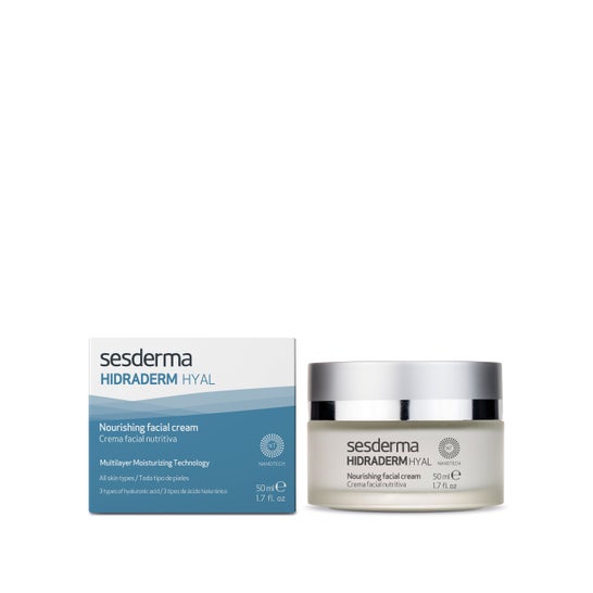 Sesderma Hidraderm Hyal Crema Facial Nutritiva, 50 Ml. Hidraderm,