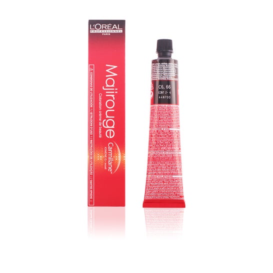 L'Oreal Majirouge Carmilane Cor de cabelo sem amônia 6.66 50ml