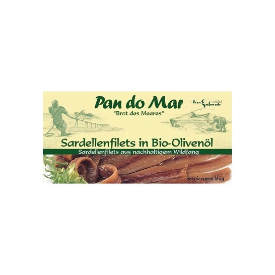 Pan Do Mar Filetes de Anchovas Filetes de Anchovas Azeite 50g