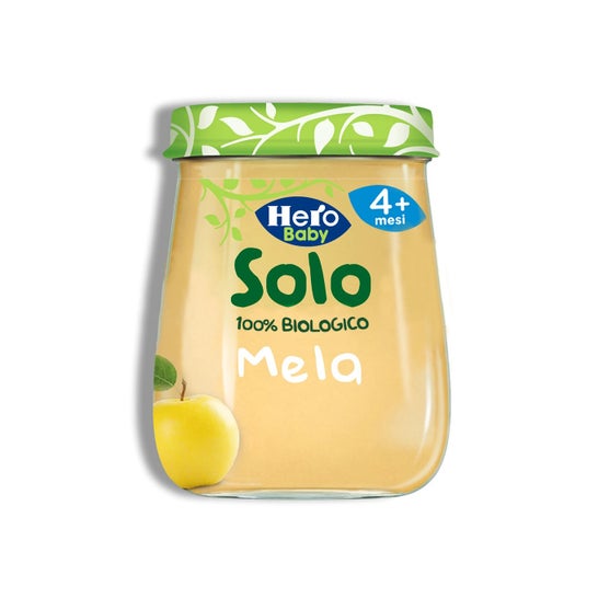 Hero Solo Papilla Manzana Bio 120g