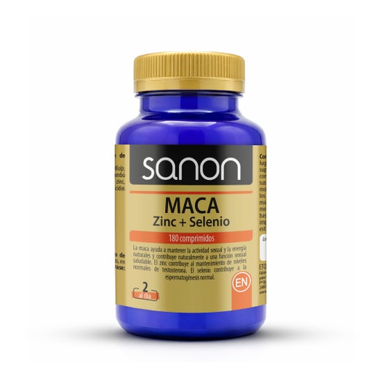 Sanon Maca, Zinco + Selênio 180 comp