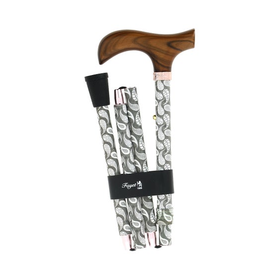 Fayet Cashmere Folding Walking Stick 2282