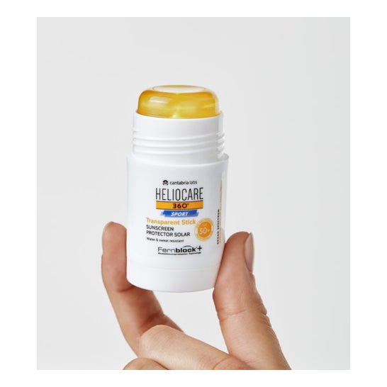 Heliocare 360º Sport Transparent Stick 1pc
