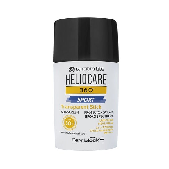 Heliocare 360º Sport Transparent Stick 1pc