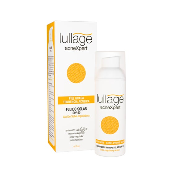 Lullage Acnexpert Protetor Solar SPF50 + ação reguladora de sebo 50ml