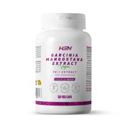 HSN Extracto de Garcinia Mangostana 70:1 400mg 120vcaps