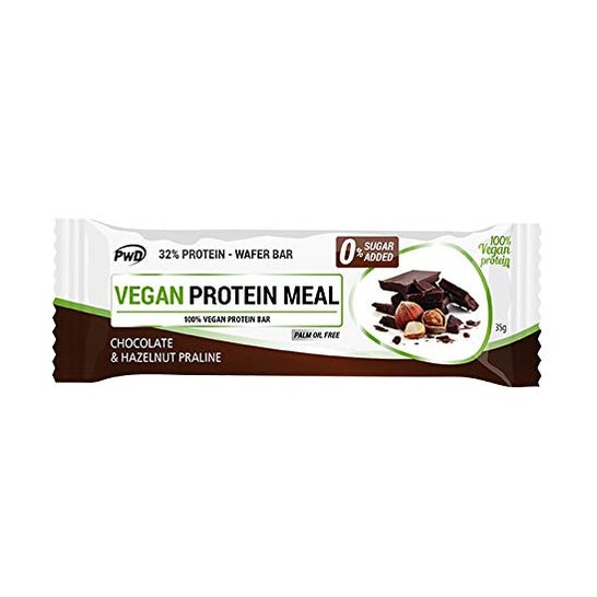 Pwd Vegan Protein Meal Choco-Hazelnut Praline 12 peças