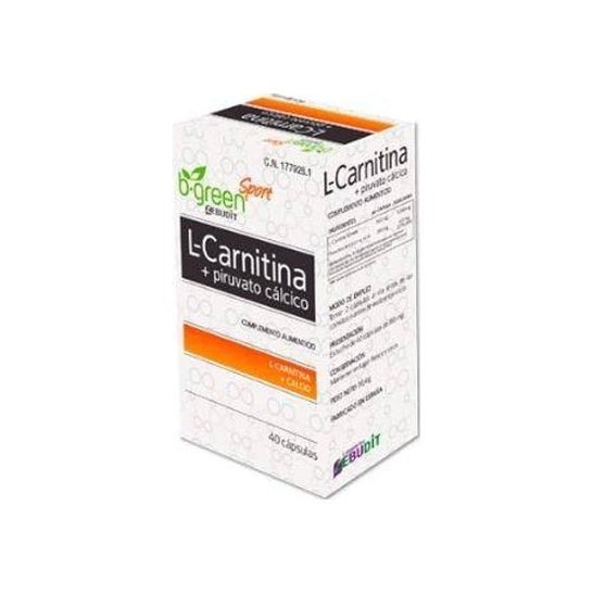 B-Green L-Carnitina Cálcio Pyruvate 40caps