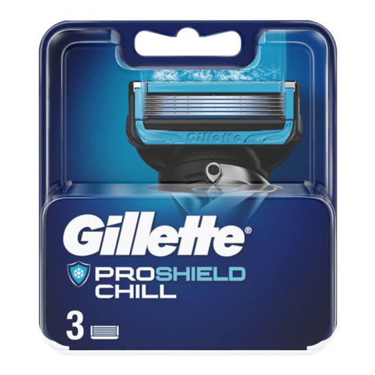Gillette Pack Fusion Fusion Proshield Chill Carregador 3 Recargas