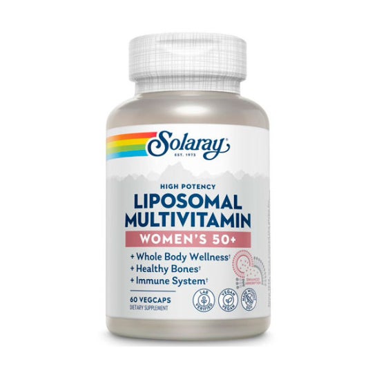Solaray Liposomal Multivitamin Mujer +50 60caps