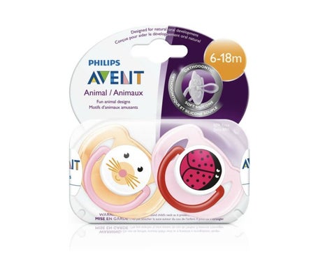 Philips Avent Silicone Pacifier Rabbit 6-18 Meses