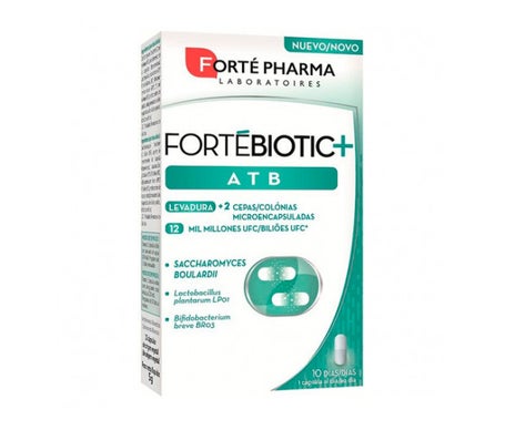 Forte Pharma Fortebiotic+ Atb 10caps