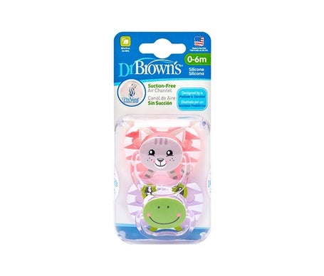 Dr Browns Pacifier Sil.prevent Classic Girl 0-6m T1