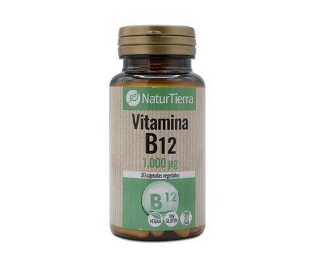 Naturtierra Vitamina B12 1000Mcg Sin Gluten 30Caps