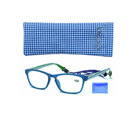 Bads Gafas Ref166Az250 Cuadros Azules +2.50 1ud