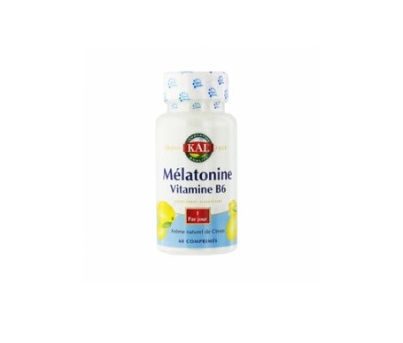 Melatonina de qualidade Kal Vitamina B6 60 Comprimidos