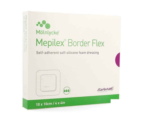 Mepilex Border Flex Apósito Estéril 10x10cm 3uds