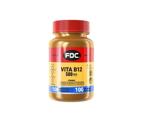 FDC Vitamina B12 500mcg 100comp