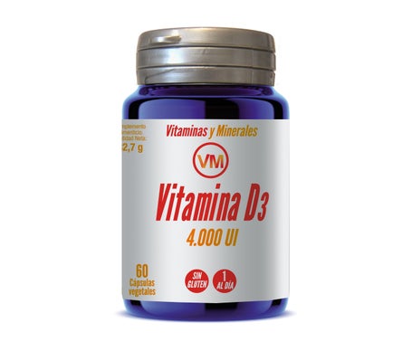 Vitaminas Y Minerales Vitamina D3 4000Ui 60Vcaps