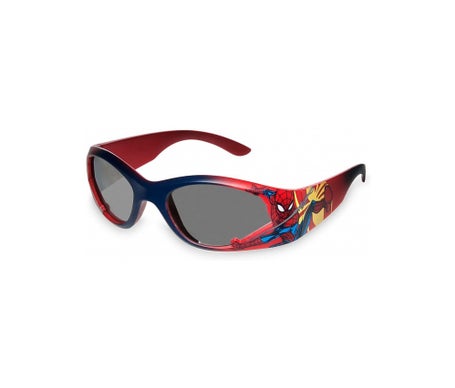 Óculos De Sol Da Disney Crianças Spiderman Preto E Azul De Proteção 100%