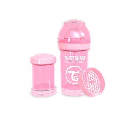 TwistShake Anti-Colic Bottle Pink 180ml