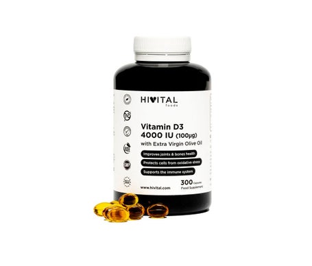Hivital Vitamina D3 4000 Ui 300 Perlas 300 Perlas