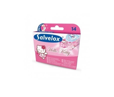 Pensos adesivos de Salvelox Hello Kitty 14uds