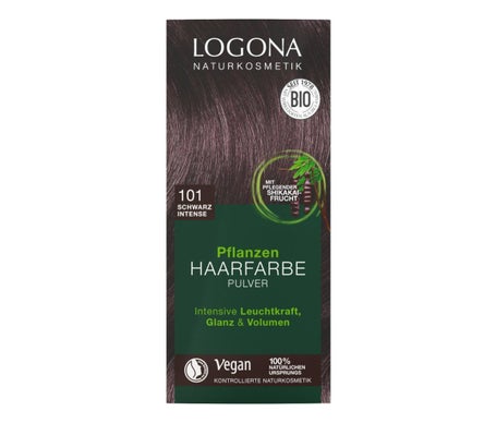 Logona Organic Powder Coloring Intense Black 101 100g