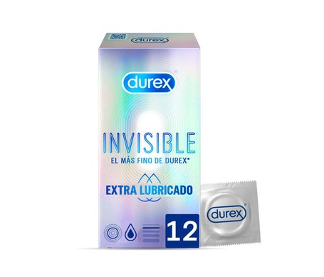 Durex® Invisível extra fino lubrificado extra 12pcs